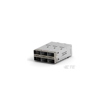 Te Connectivity zQSFP+ STACKED RECEPTACLE ASSEMBLY 2X3 2227671-3